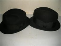 (2) Men's Hats Stetson