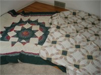 (2) Quilts   Largest - 85x100 Inches