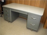 Metal Office Desk  60x30x29 Inches