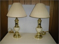 (2) Table Lamps   25 Inches Tall