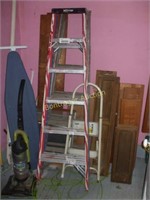 2 STEP LADDERS AND SHUTTERS