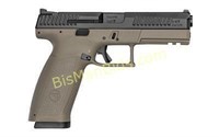 CZ P-10F 9MM 4.5" FDE/BLK NS 19RD