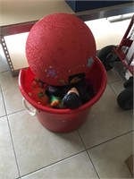 Bucket of toys