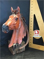 Resin horse figure
