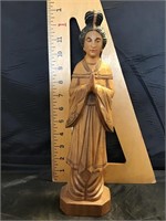 Wood carved prayer and blessings