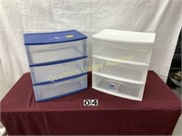 PAIR OF STERILITE PLASTIC STORAGE CONTAINERS