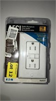 Duplex electrical receptacle, not tested