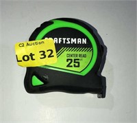 Craftsman 25 foot tape measure