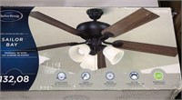 Harbor breeze ceiling fan, not tested, as is