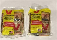 Lot of 8 Wooden mouse traps