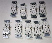 9 Standard duplex receptacles