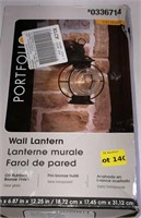 Portfolio wall lantern, not tested