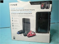 Unused Type S jump starter & portable power bank