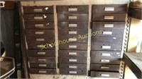 Wall cabinet full misc screws nuts and others