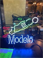 Modelo neon sign