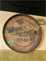 Kentucky fired wood sign