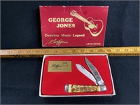 George Jones Country Music Legend Knife Set