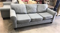 Light Blue / Gray Upholstered Couch WFA
