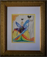 Attributed to Dali Original Butterfly COA
