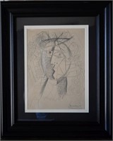 Attributed to Picasso Original Drawing