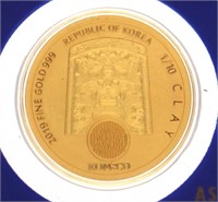 2019 - .999 Fine Gold Republic of Korea