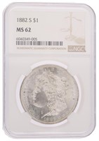 1882 S - MS62 Morgan Silver Dollar