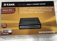 NIB D LINK DSL-2500U ADSL2+ ETHERNET ROUTER