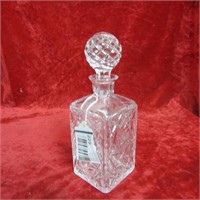 Vintage crystal decanter bottle.