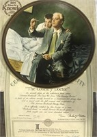 KNOWLES NORMAN ROCKWELL COUNTRY DOCTOR PLATE