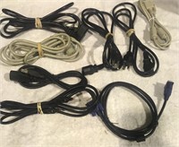 ASSORTED LOT OF ELECTRIC CORDS
