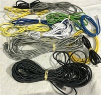 ASSORTED LOT OF PHONE CORDS