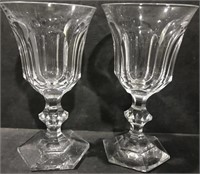 2 WATERFORD CRYSTAL GLASSES
