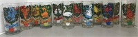 VINTAGE 12 DAYS OF CHRISTMAS DRINKING GLASSES