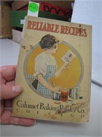 Antique 1914 Calumet Baking Powder Co CookBook