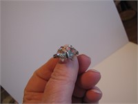 Size 7&1/4 Butterfly Ring Signed 925