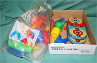 FLAT BOX OF ASSORTED TOYS & GAMES