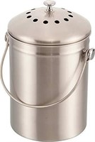 New 1 gallon stainless compost pail
