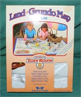 LAND OF GRUNDO MAP TEDDY RUXPIN PLAY SET