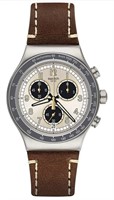 New Swatch Mens Chronograph Quartz Watch with