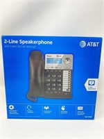 New AT&T ML17929 2-Line Corded Telephone, Black