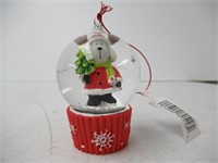 Mini Snow Globe Christmas Ornament