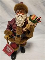 Clothtique Santa with walking stick