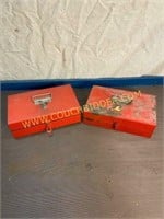 Snap on tools lockable boxes with keys