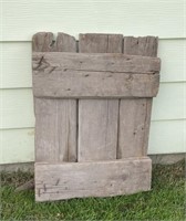 Small Antique Barn Door 21 1/2” x 29”