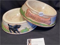 Holland Mold dog Dishes