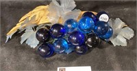 Antique 1 3/4”  Blue Lucite Glass Grapes