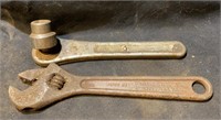 Vintage ratcheting wrench #105 with wobble head
