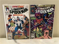 Lot of (2) Spider-Man comic books.