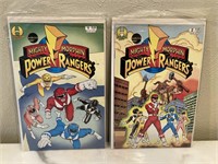 Power Rangers comic books. #1 & 2