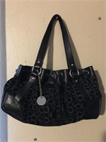 Calvin Klein handbag does not show usage wear.